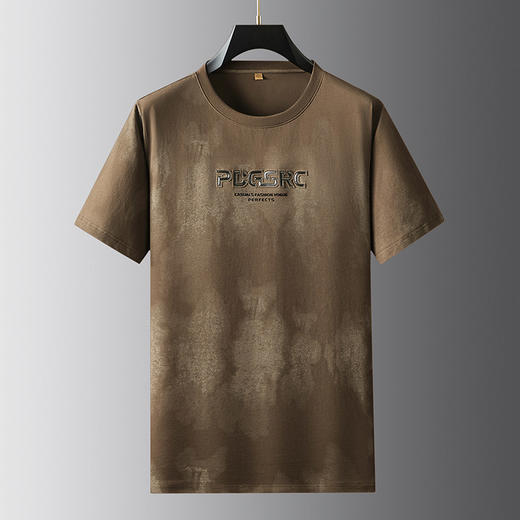 【DWP】大依优型大码男装夏季印花短袖T恤圆领休闲棉质百搭短袖上衣 商品图4