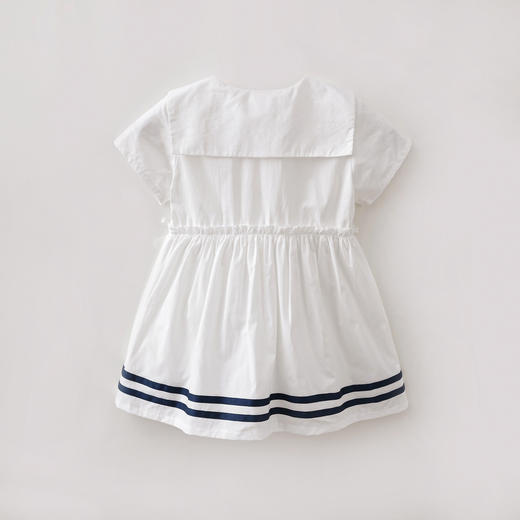 马克珍妮元气海军风女童A字连衣裙2026年夏装新款560871 商品图2