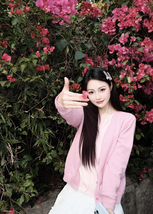 miu感羊毛莫代尔混纺假两件针织开衫 商品图0