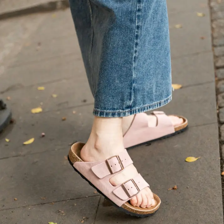 Sacha勃肯鞋/凉拖|一踩就出门！牛反绒+软木底，舒适好穿，暴走不累