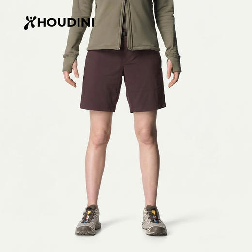 HOUDINI胡丁尼 Wadi Shorts 瓦迪 女户外轻薄速干弹力休闲短裤160854 商品图6