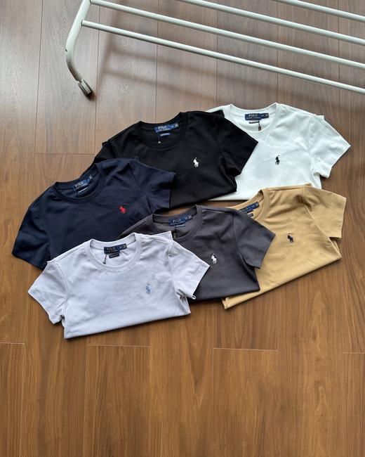 点此购买 拉夫劳伦春夏季女士经典小标刺绣款圆领短袖T恤 md 342240 商品图12