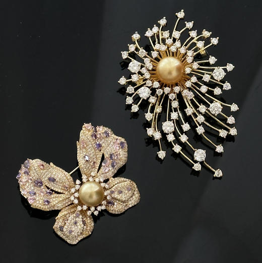 衣襟上的小太阳，是金珠给的高级感 商品图0