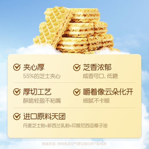 【品牌直发】孕味食足空气厚切威化饼干孕妇零食小吃营养孕期低糖饱腹代餐零食 商品图1