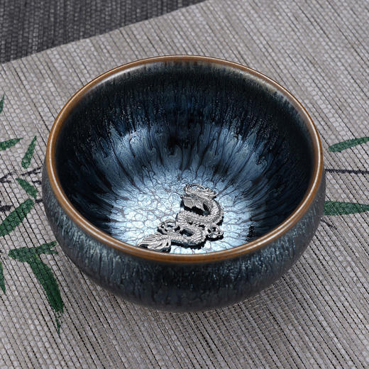 子佩集【神龙临渊】S990银摆件【YSYCJ002】茶具品茗杯原创作品茶杯龙腾2509 商品图0