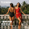 TOSWIM泳衣分体裙式女士泳装性感度假温泉旅行拍照玩水高级显瘦一见倾心 商品缩略图8