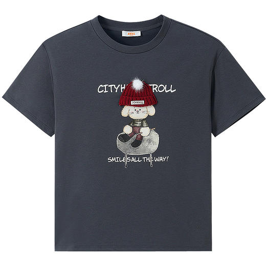 女童圆领短袖针织衫夏季新款安奈儿童装EG621759 商品图6