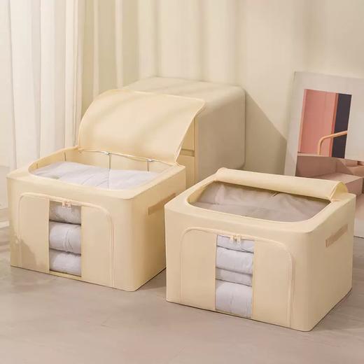 换季收纳箱热卖中！！【QIANYOU浅幼 大容量PET收纳箱100L】无纺布PET材质，100大容量， 简约风 承重强 防尘加厚！ 商品图4