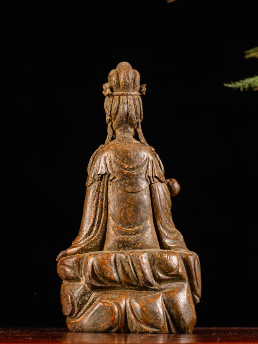 清	竹雕如意观音像 商品图3