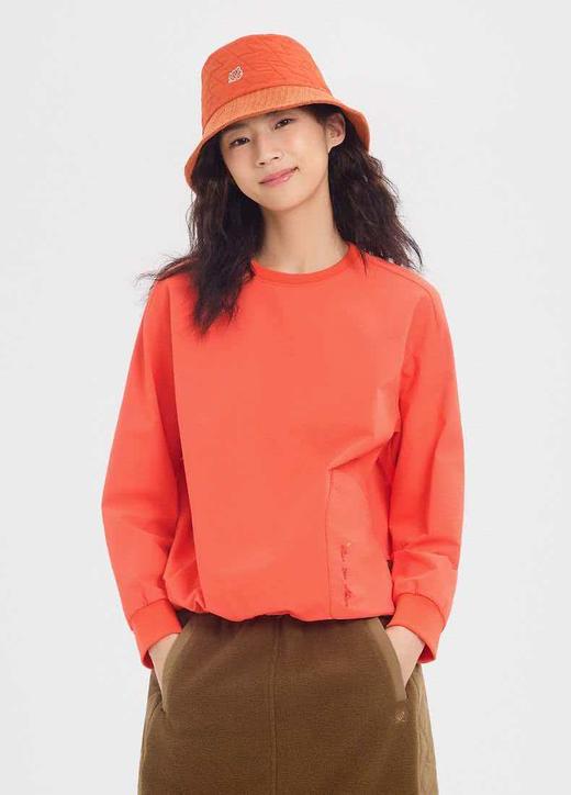 点此购买 乐飞叶春秋户外CORDURA女士保暖运动休闲圆领卫衣 ss 342201 商品图2