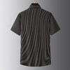 【DKP】大依优型大码男装夏季显瘦细条纹短袖衬衫无痕商务休闲上衣T恤 商品缩略图4