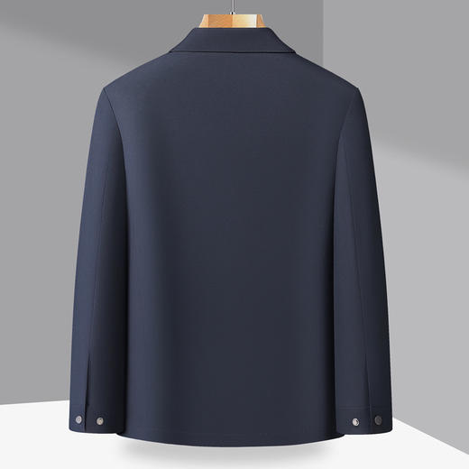 【DLC】大依优型大码男装春季翻领夹克外套休闲运动百搭外套上衣加肥加大 商品图3