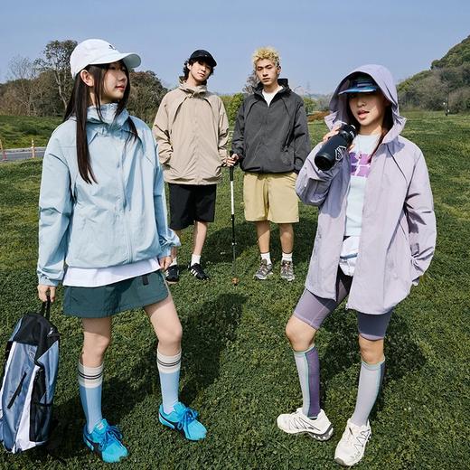 慕沙雪2026春夏轻薄透气连帽防晒衣外套男女同款宽松【猫人同厂】山系梭织防晒衣MR-YF2502 商品图0