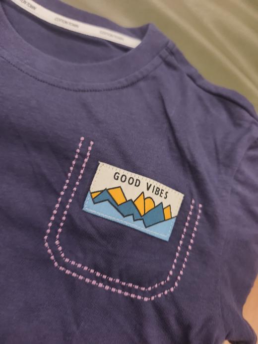 【100%棉 山系假两件糯糯T桖】棉花堂针织长袖T恤 A类面料  吸湿透气   不易起球   FA52152YX 商品图13