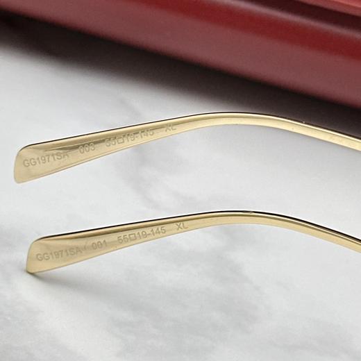 古驰 板材金属时尚珍珠款太阳眼镜GG1971SA（JH） 商品图5