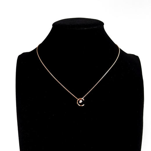 【全新】CHANEL香奈儿COCO项链J12102玫瑰金镶钻COCO水冰月菱格项链女士090326TJ28 商品图9