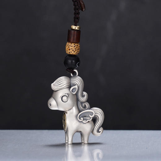 子佩集【招财宝莉】S999银钥匙扣【BX0200050】小马宝莉马上有钱可转动2509 商品图3