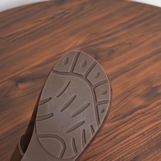 意大利凯撒KAISER 复古圆头玛丽珍绒面一字带单鞋 5色可选 商品图13