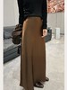 【7天内发货 简约气质 鱼尾半身裙】 醋酸缎面鱼尾半身裙 女2026气质简约垂感显瘦包臀a字中长裙子 商品缩略图5
