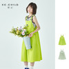 棵初26年夏季新款中大女童工装风尼龙背带裙轻盈可调节肩带A字裙 商品缩略图0