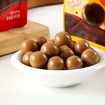 明治橡皮糖巧克力巧巧球三角包黑糖奶茶味8g 商品图1