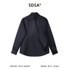 SDSA男装2026新款高贵轻奢法式简约纯色拼接长袖衬衫百搭宽松衬衣 商品缩略图4