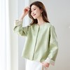 新中式国风提花双面穿短外套，宽松薄款超火减龄上衣HR-XYSP6107 商品缩略图0