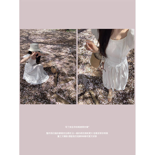 金蘑菇菇 小步圆舞曲 / 招牌100棉刺绣 上衣&套装 商品图4