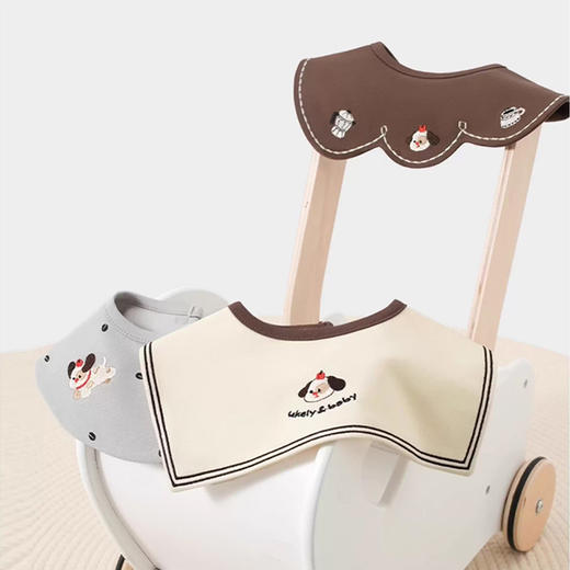 裁缝学苑TQ196婴儿口水巾宝宝小围嘴纸样儿童秋冬季防吐奶围兜图纸 商品图2