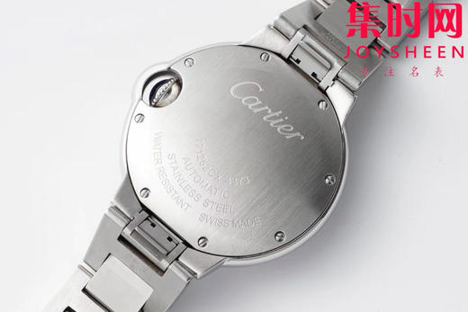 快拆版 CR卡地亚蓝气球系列 中号33mm 钻圈款 冰蓝面 女士腕表 商品图5
