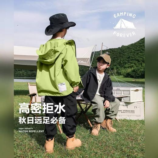 【干爽不闷❗不渗水】AINI儿童户外防水冲锋衣春秋款中大童外套休闲运动潮流百搭童装。xa 商品图2