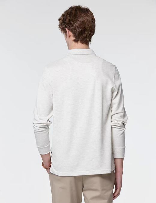 点此购买 哈吉斯春季男士商务通勤长袖POLO衫 yw 342139 商品图4