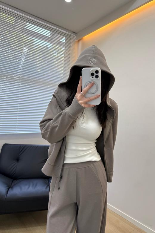 Lulu 新款面料薄款Scuba💙华夫格外套 商品图8