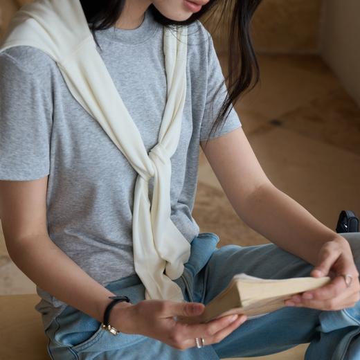 【2026年新款】SPLELED 蚕丝羊毛经典T恤 9972 美利奴羊毛+兰精天丝+桑蚕丝 原始质感 顺滑亲肤 清爽透气 商品图1