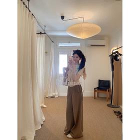 金蘑菇菇 嗲嗲芬芬 套组/ 25ss秀场新季 蕾丝针织两件套薄