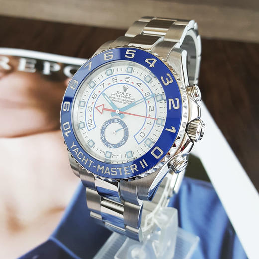 【95新】ROLEX 劳力士116680天文台认证自动机械机芯倒计时44MM（男款）游艇名仕型II系列蚝式钢/陶质字圈070326NJS17 商品图1