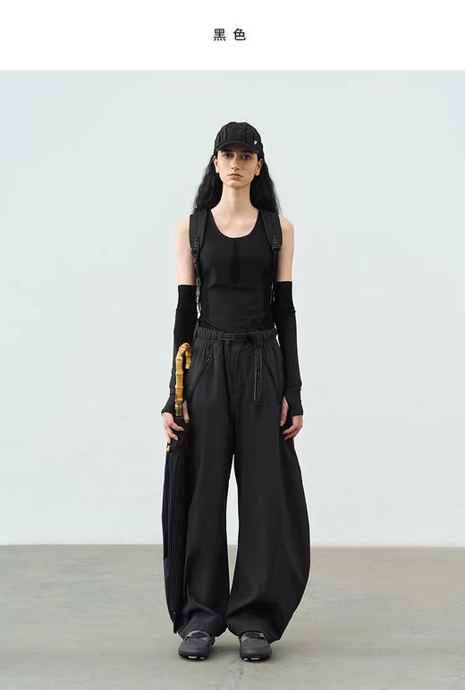 【秒杀价已调 直接拍】半圆 原创裤子 2026女式 速干薄款 弯刀裤 休闲长裤 商品图12