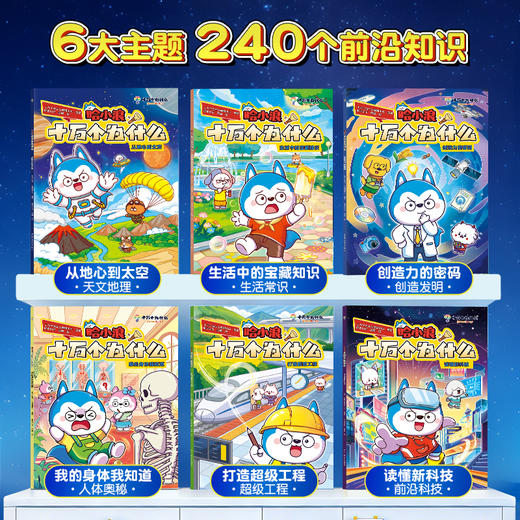 哈小浪十万个为什么（全6册）| 少儿百科趣味漫画 商品图3