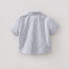马克珍妮休闲格纹男童纯棉短袖衬衫2026年夏装新款560365 商品缩略图2