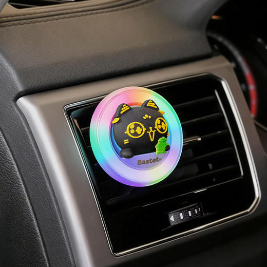 大英博物馆 巴斯特系列 萌猫抱发动感 车载香薰 商品图2