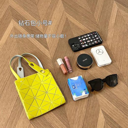 三月限定‼️三宅磨砂雾面钻石小方盒单肩包手提包 商品图9