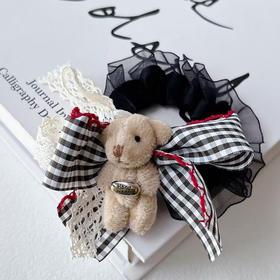 可爱百搭ZY小熊蕾丝发圈发圈-纪念日百货门店同款169648081