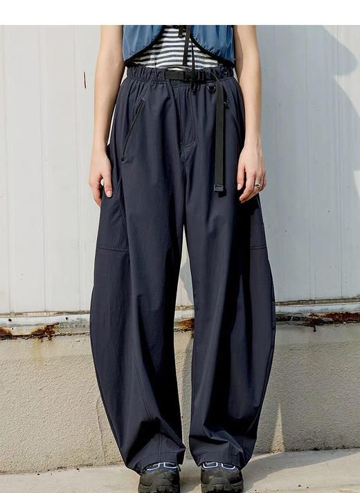 【秒杀价已调 直接拍】半圆 原创裤子 2026女式 速干薄款 弯刀裤 休闲长裤 商品图4