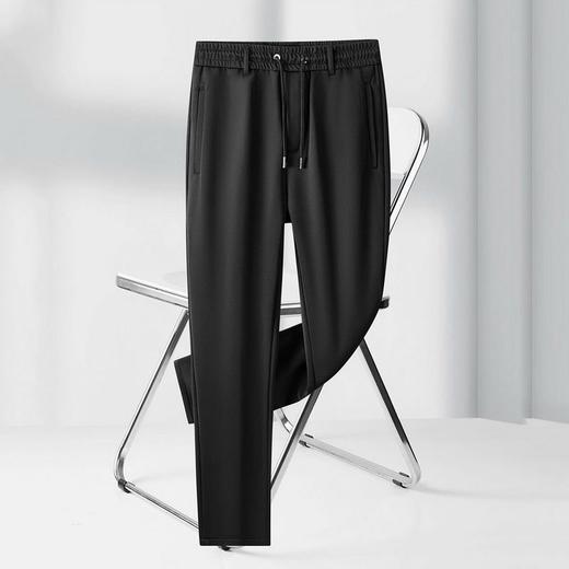 【DM】大依优型大码男装夏季薄款弹力长裤商务休闲松紧腰直筒长裤300斤 商品图2