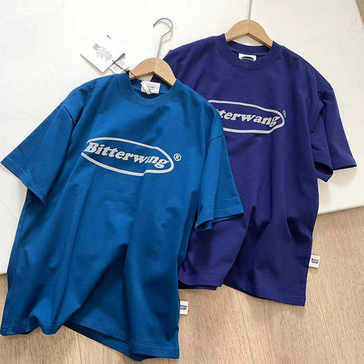 敲高性价比！颜色敲好看的字母印花短袖T恤  情侣款！ 商品图8