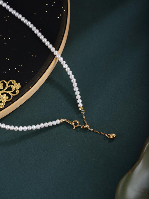 子佩集【‌韶光启运‌】银S925珍珠惜王妃耳钉【ZZXL054】镀金小环2602 商品图3