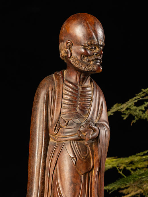 清	红木达摩像 商品图1