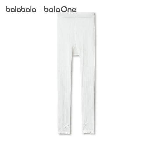 巴拉巴拉儿童打底裤夏季新款网眼透气薄女童打底袜舞蹈袜提花甜美 商品图4