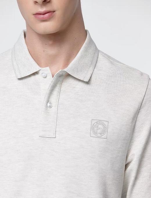 点此购买 哈吉斯春季男士商务通勤长袖POLO衫 yw 342139 商品图10