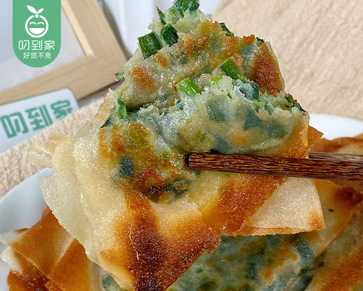 丸荃荟韭菜薄脆煎饼（350g/盒 12个 主原料≥50%）生产日期: 3月 商品图3